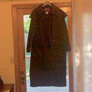 Outback Trading Co Oilskin Duster Size Small, 90s